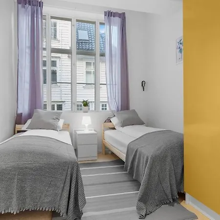 Private Twin Next To Fish Market And Bryggen Apartman Bergen